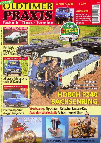 Deckblatt Oldtimer Praxis (01/2012)